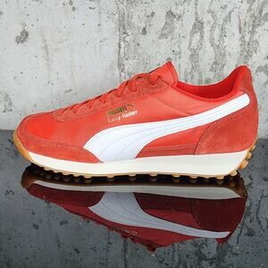 Puma Easy Rider Vintage Red Suede Sneakers Size 12